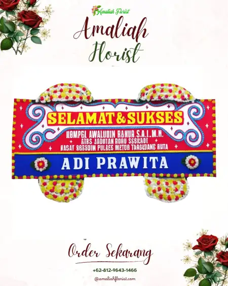 Papan Bunga Ucapan Selamat Sawojajar